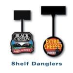 shelf danglers examples