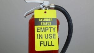 Fire Extinguisher Tags - Fill Status