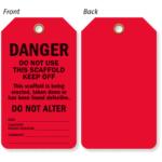 Red Inspection Tags