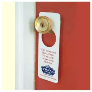 Custom Door Knob Hangers or Hang Tags Printing