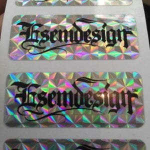 Prismatic Decals printing