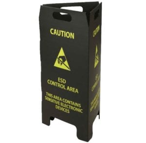 custom fold flat warning sign printing