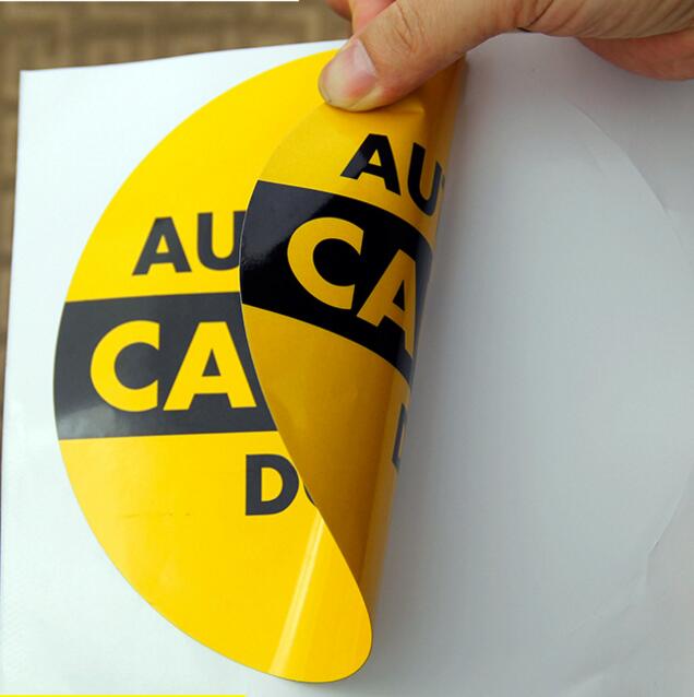 Front adhesive stickers