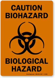 bio-hazard decals