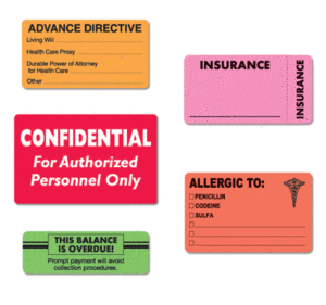 Custom Medical File Labels