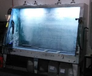 Majestech 50" x 96" Top Lit Screen Wash Booth near me